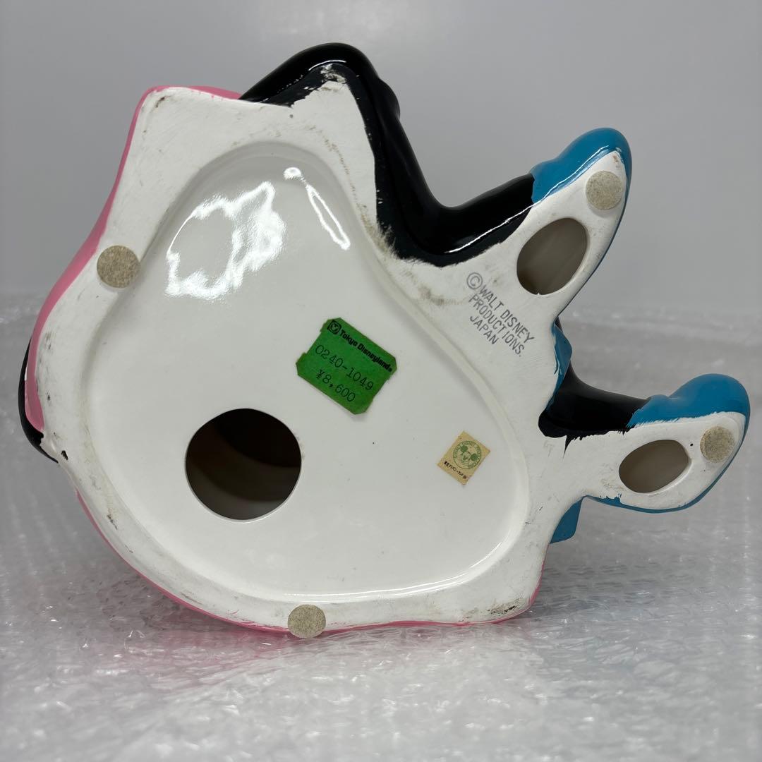 ディズニーランド　ミッキー　ミニー　陶器　置物　2体セット