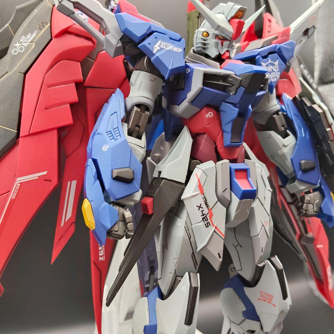 （MG 1/100size）デスティニーガンダム 塗装 完成品