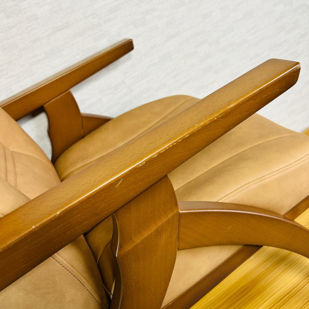 ポスチャーサポートチェア PSC-IV アーモンド(レザータッチ) 1脚