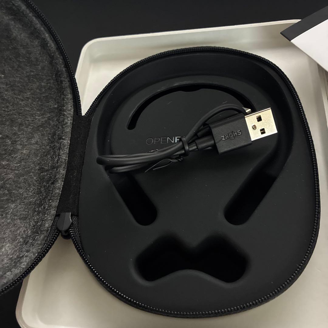 美品 Shokz OpenRun Pro 2 骨伝導イヤホン　ブラック