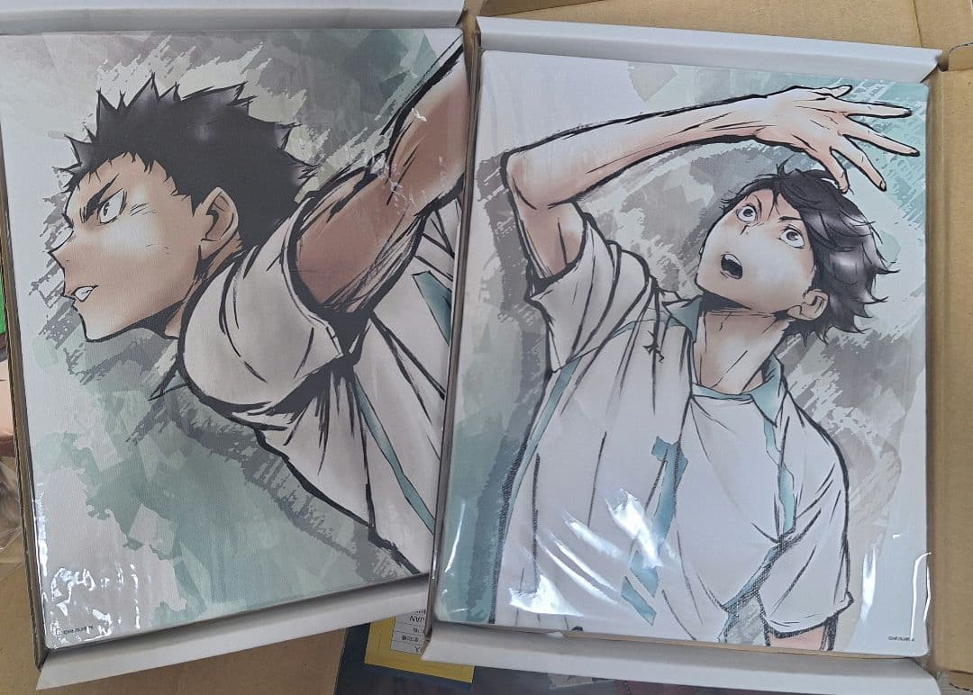 ハイキュー 激怒!!キャンバスアート 及川徹 岩泉一