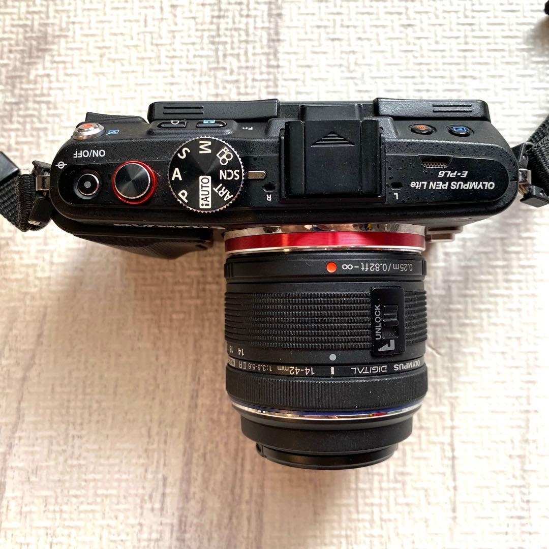 OLYMPUS PEN Lite E-PL6 ミラーレス一眼 ブラック 美品