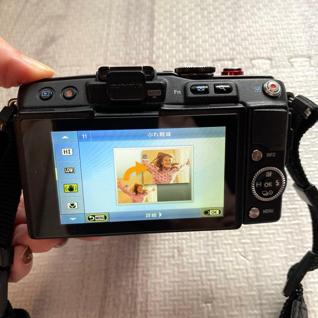 OLYMPUS PEN Lite E-PL6 ミラーレス一眼 ブラック 美品
