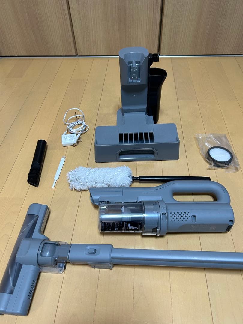 IRIS OHYAMA 充電式サイクロンスティッククリーナーSCD-123P-H