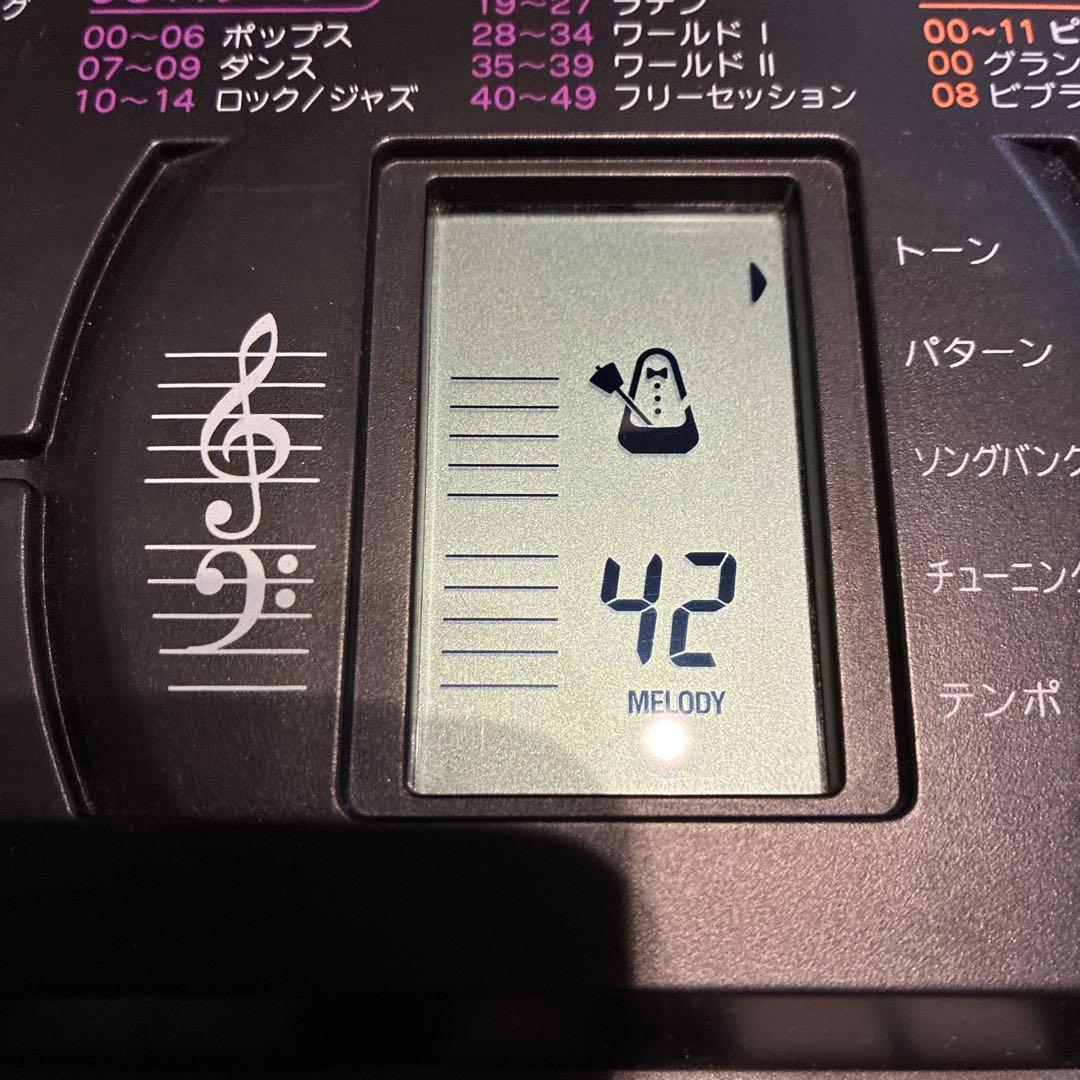 CASIO SA-76 ミニキーボード. ACアダプター付き