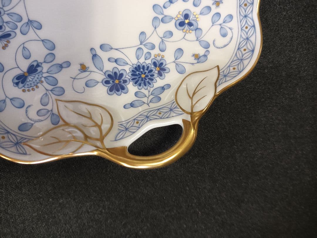 未使用　廃盤　ミラノ　ナルミ　ペアプチプレート　耳付き　B&B スクエア　小皿