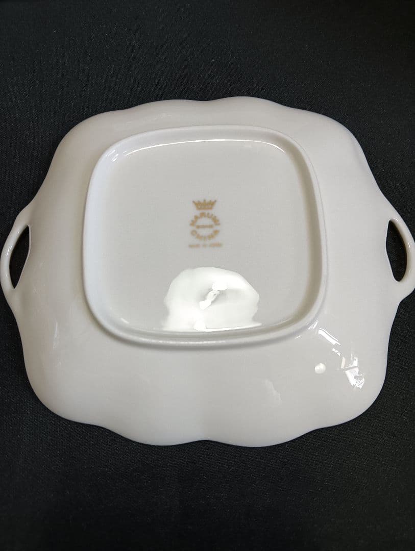 未使用　廃盤　ミラノ　ナルミ　ペアプチプレート　耳付き　B&B スクエア　小皿