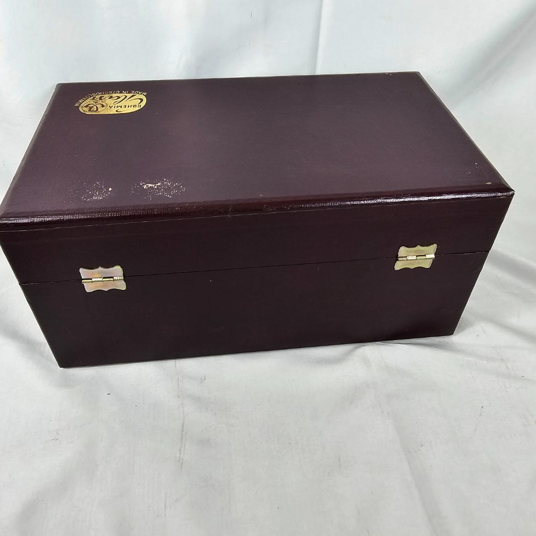 入手困難✨ボヘミアガラス フラワーベース 花瓶 レトロ 希少