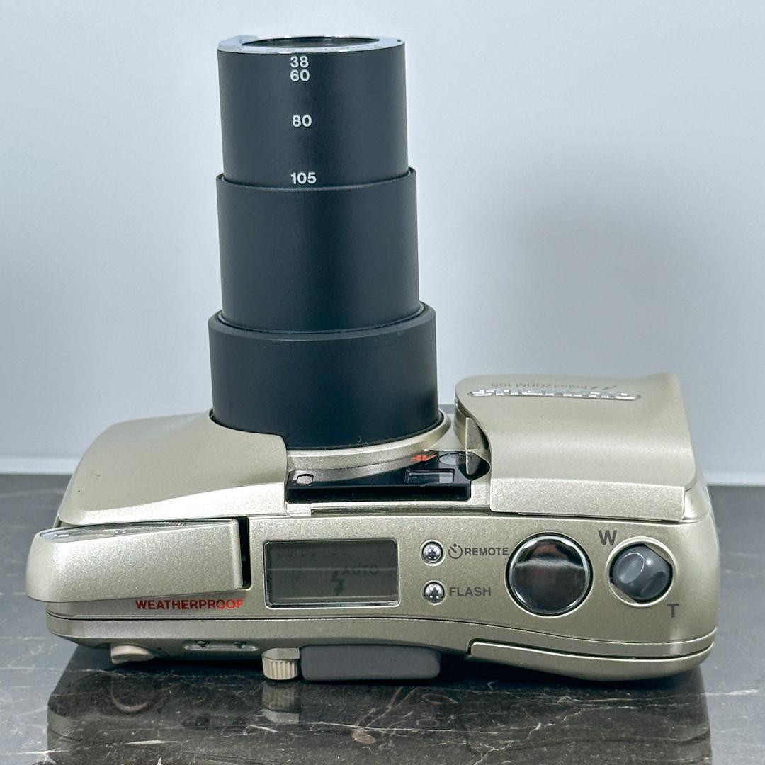 【動作品】OLYMPUS　μ zoom 105　コンパクトカメラ　動作確認済み◯