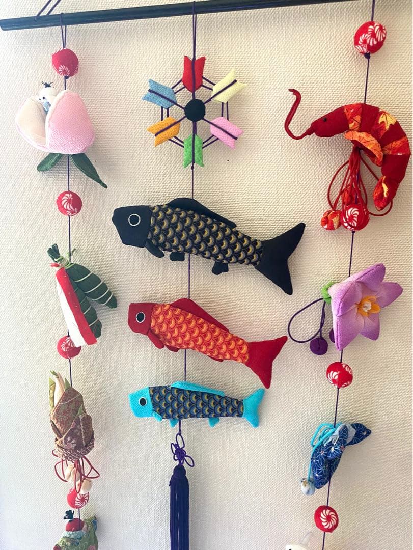吊るし飾り　端午の節句　鯉のぼり　ハンドメイド現品限り