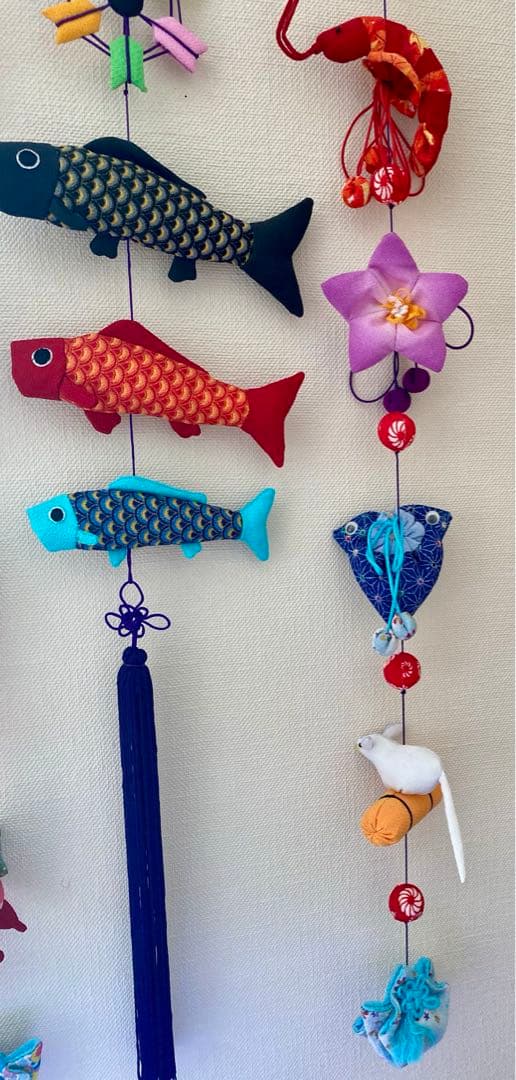 吊るし飾り　端午の節句　鯉のぼり　ハンドメイド現品限り