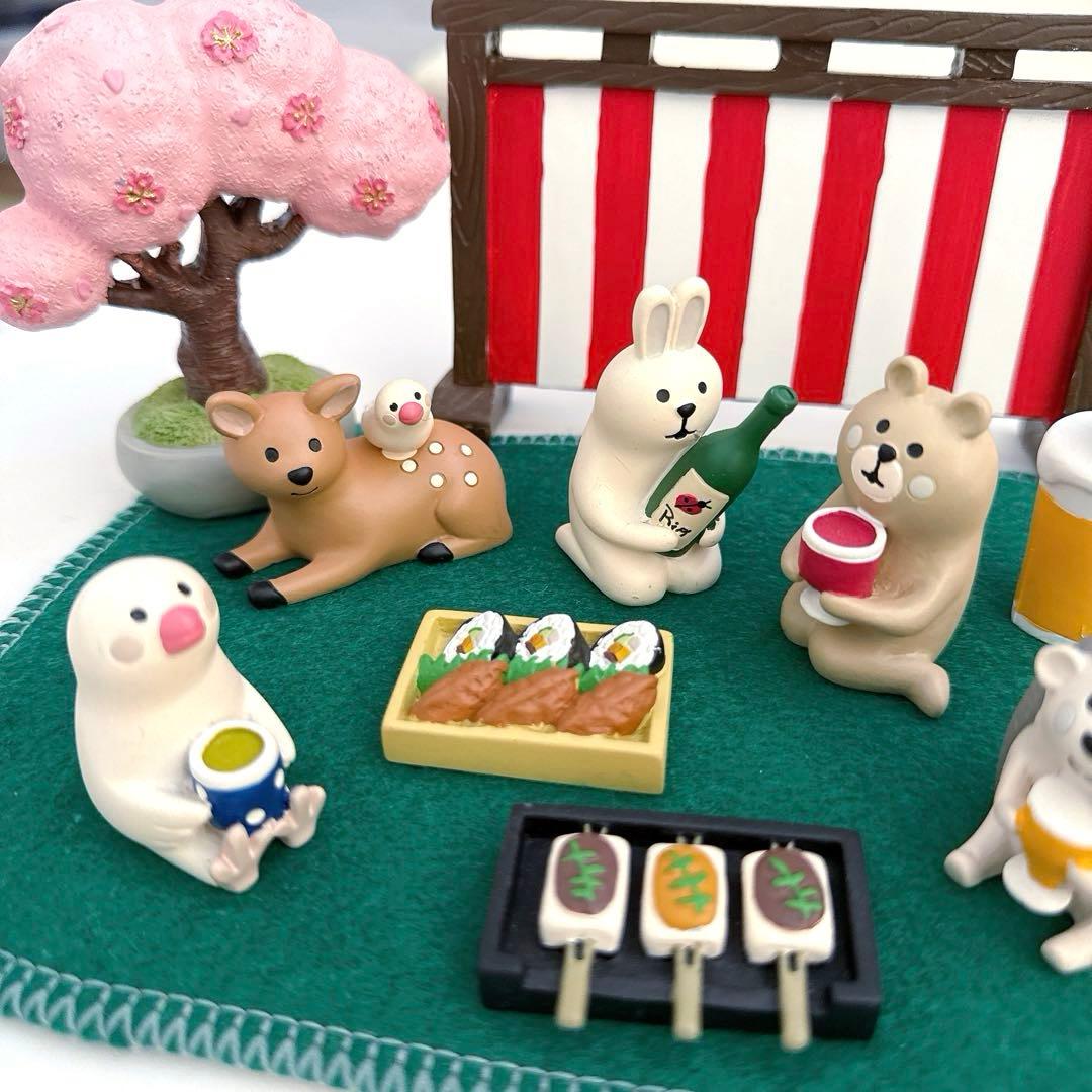 デコレ　コンコンブル　2016 春の宴シリーズ　ほろ酔い文鳥　バンビと文鳥