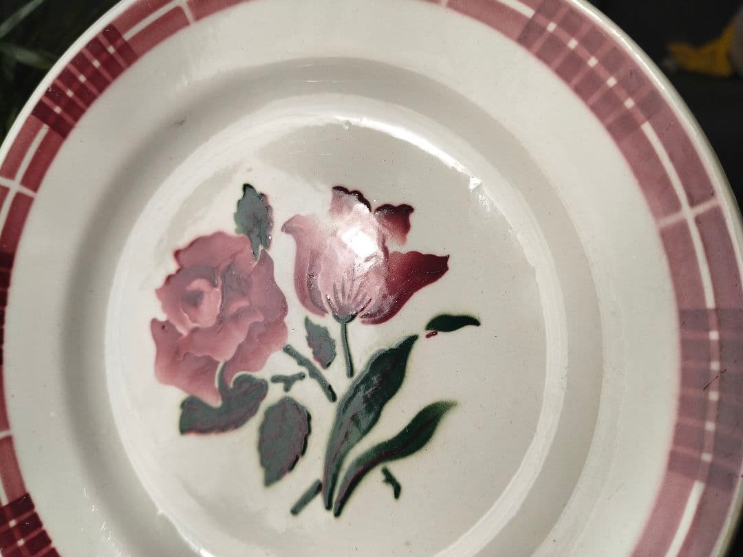 【11/5まで】サルグミンヌ　DIJON 薔薇　ヴィンテージプレート２枚組