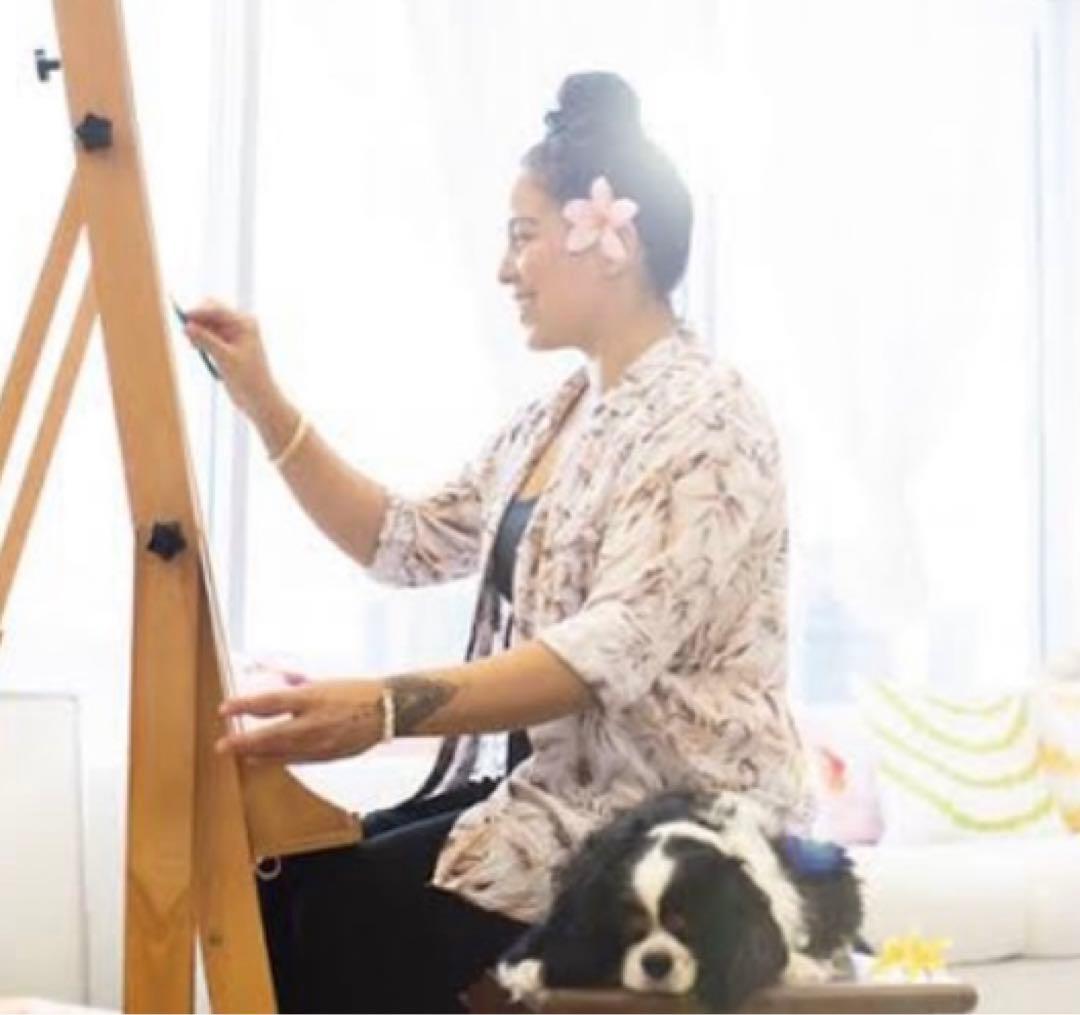 アロハデメレALOHA DE MELE 『K P』ハワイ絵画アート