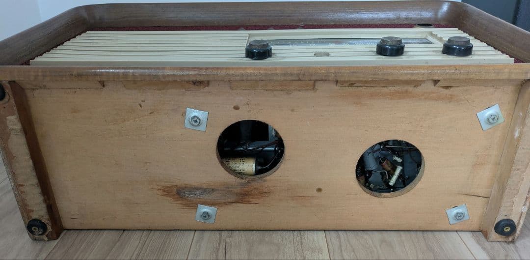 昭和レトロ　三菱　真空管ラジオ　ジャンク品