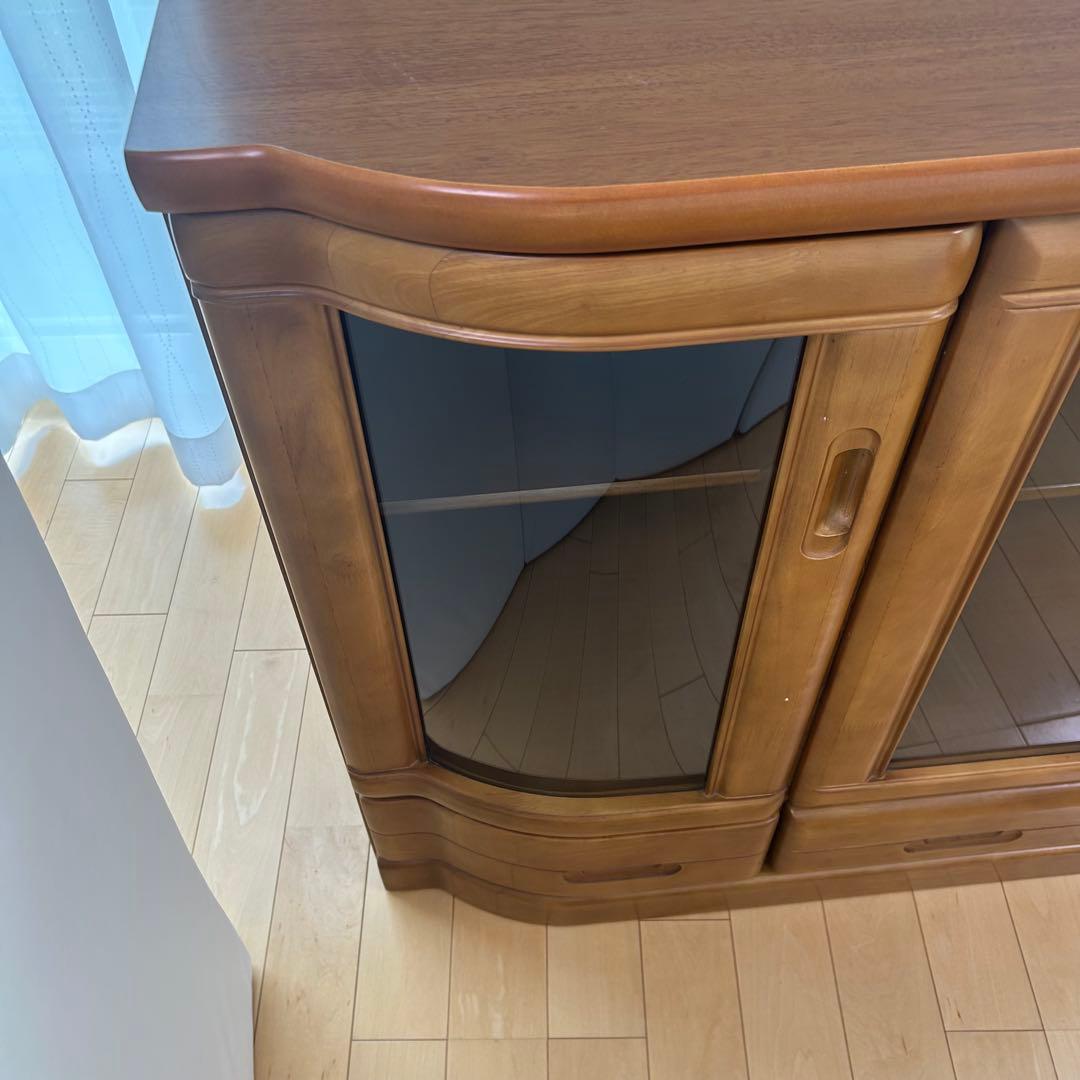 北欧ヴィンテージ　キャビネット　サイドボード　ガラス　フローラ120 アーチ型