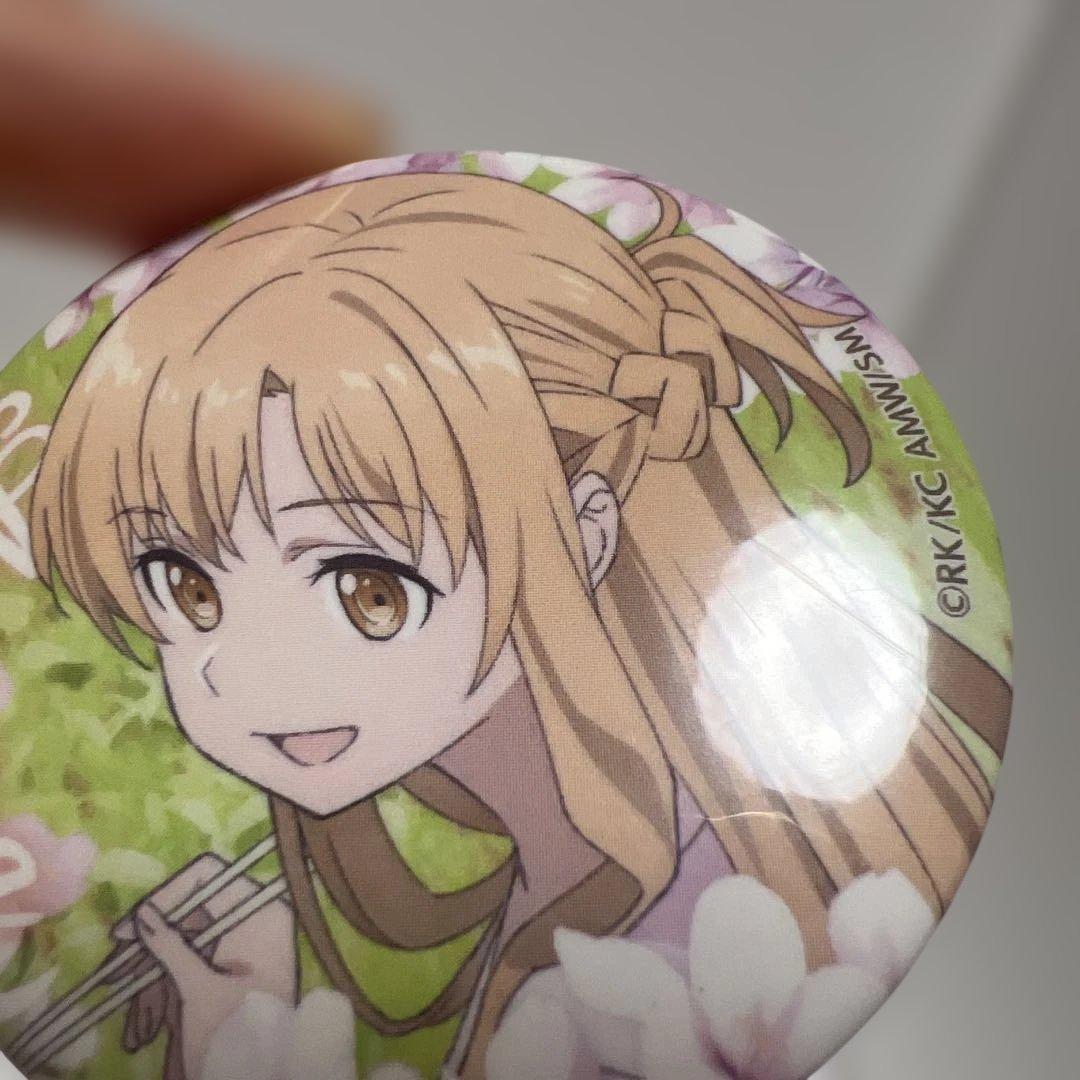 ソードアート・オンライン オーディナルスケール キリト アスナ 缶バッジ