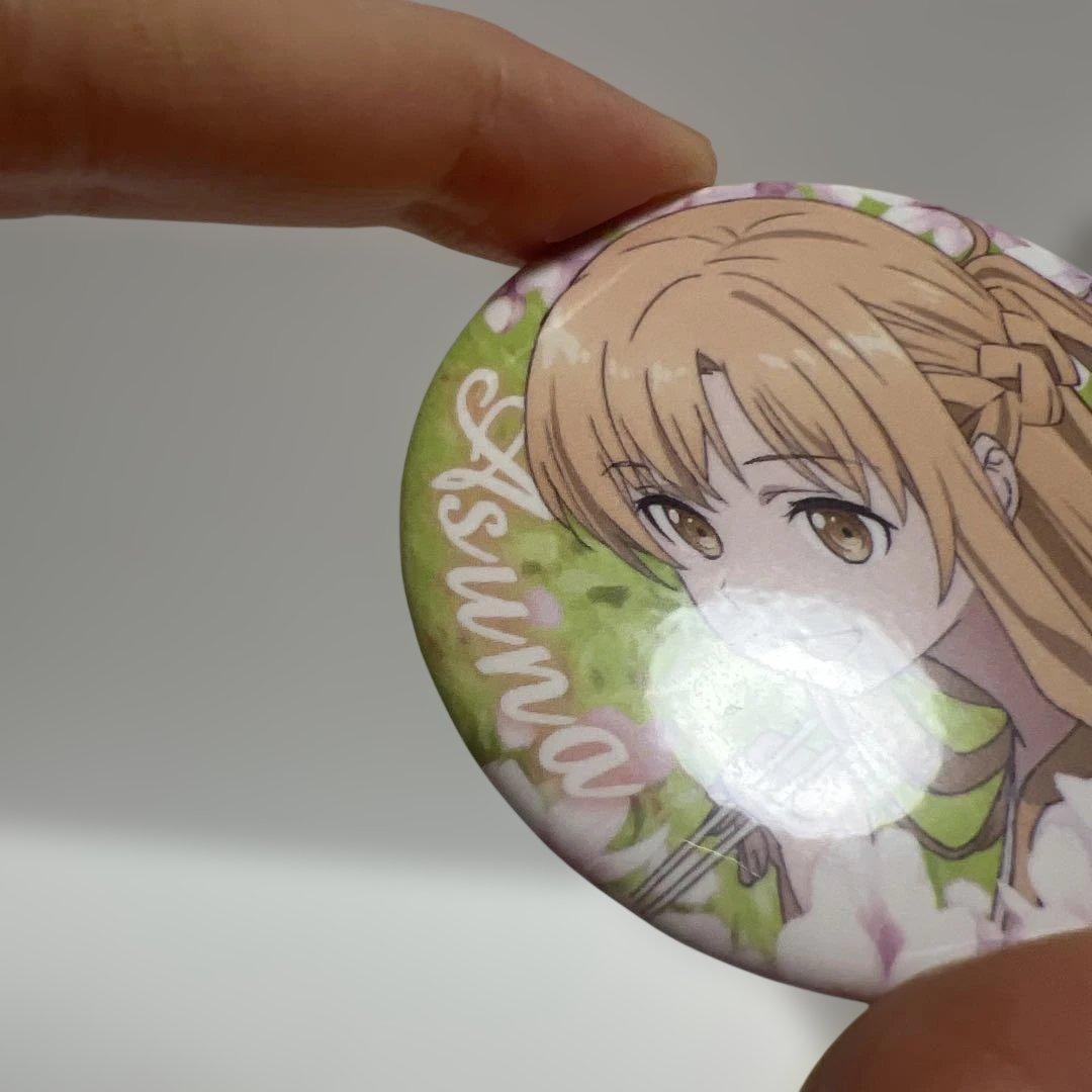 ソードアート・オンライン オーディナルスケール キリト アスナ 缶バッジ