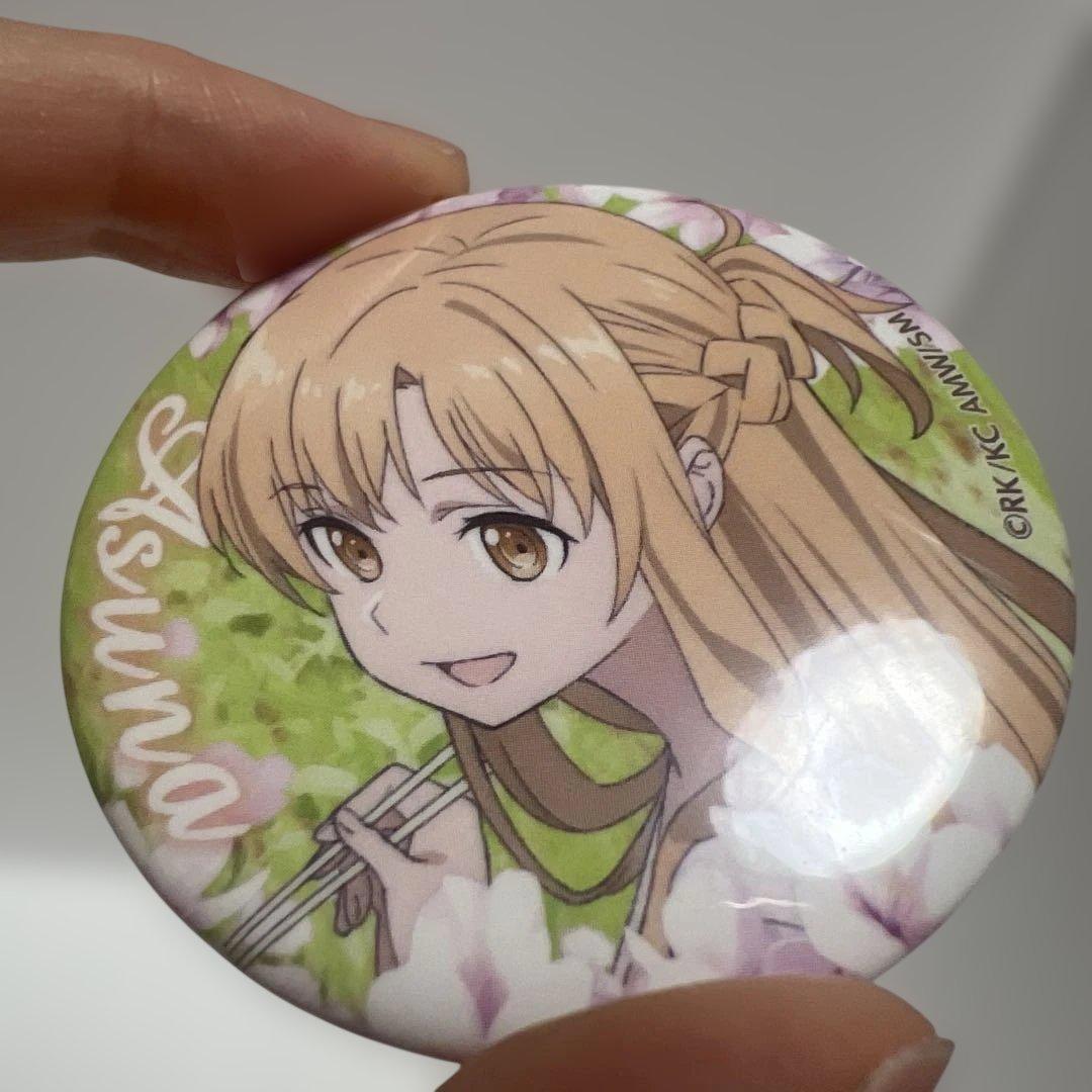 ソードアート・オンライン オーディナルスケール キリト アスナ 缶バッジ
