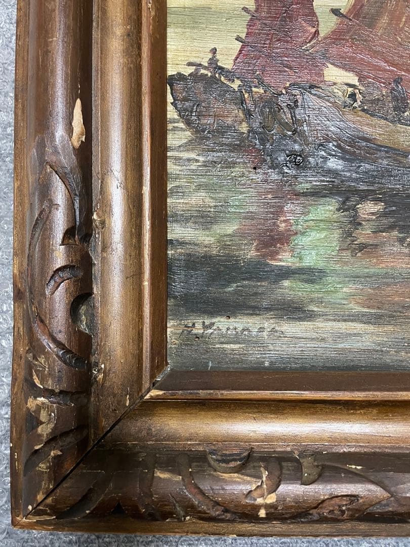 古西洋油絵　希少