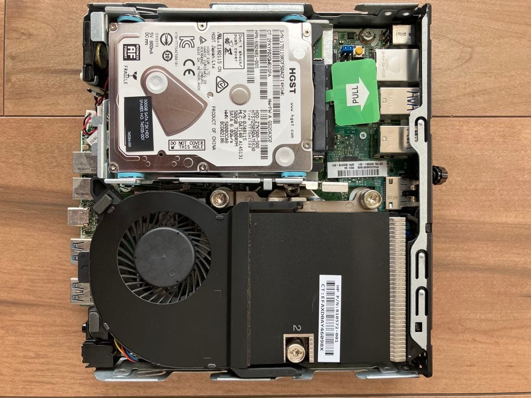 データ消去済品　HP EliteDesk 800 G2 DM ミニPC