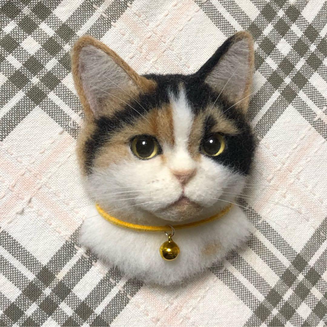 羊毛フェルト 猫 ハンドメイド れな