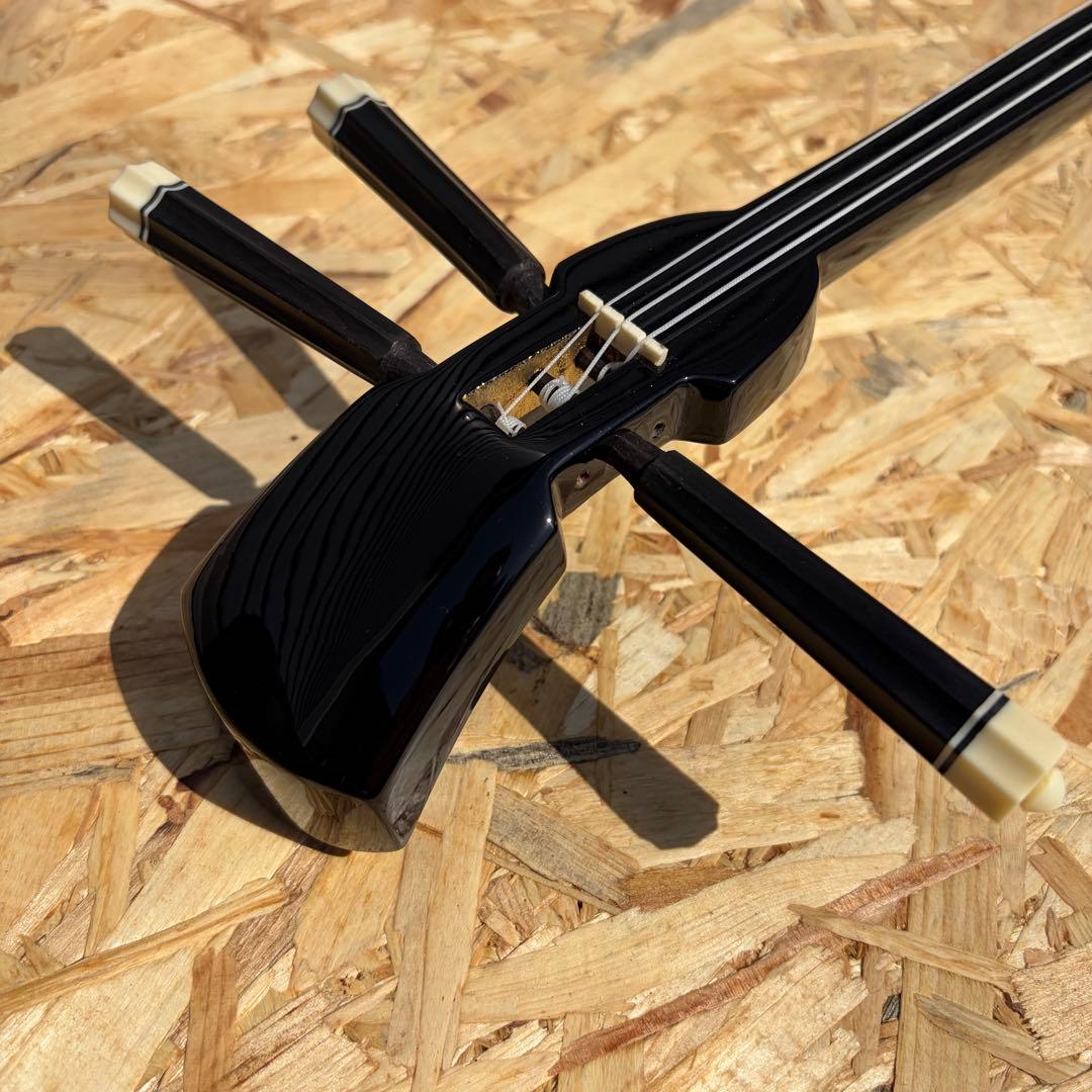 美品 沖縄三線 三味線　合皮　初心者オススメセット