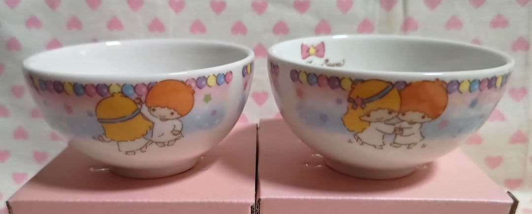 キキララ ボウル ２個セット 磁器 40周年限定デザイン 金正陶器 新品 激レア
