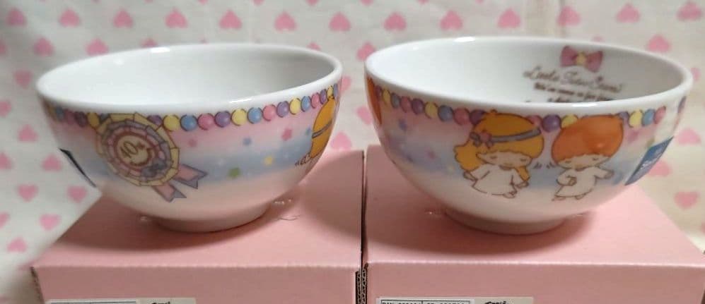 キキララ ボウル ２個セット 磁器 40周年限定デザイン 金正陶器 新品 激レア