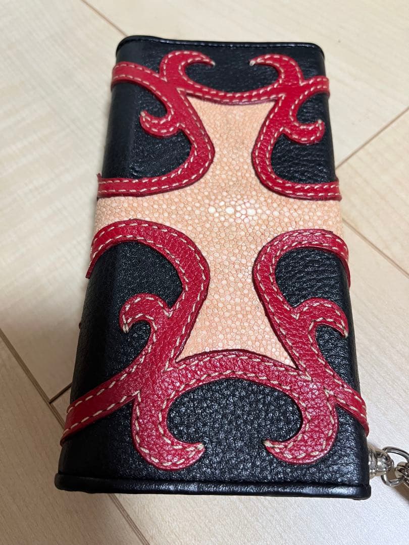 本革ハートデザイン 長財布 未使用品