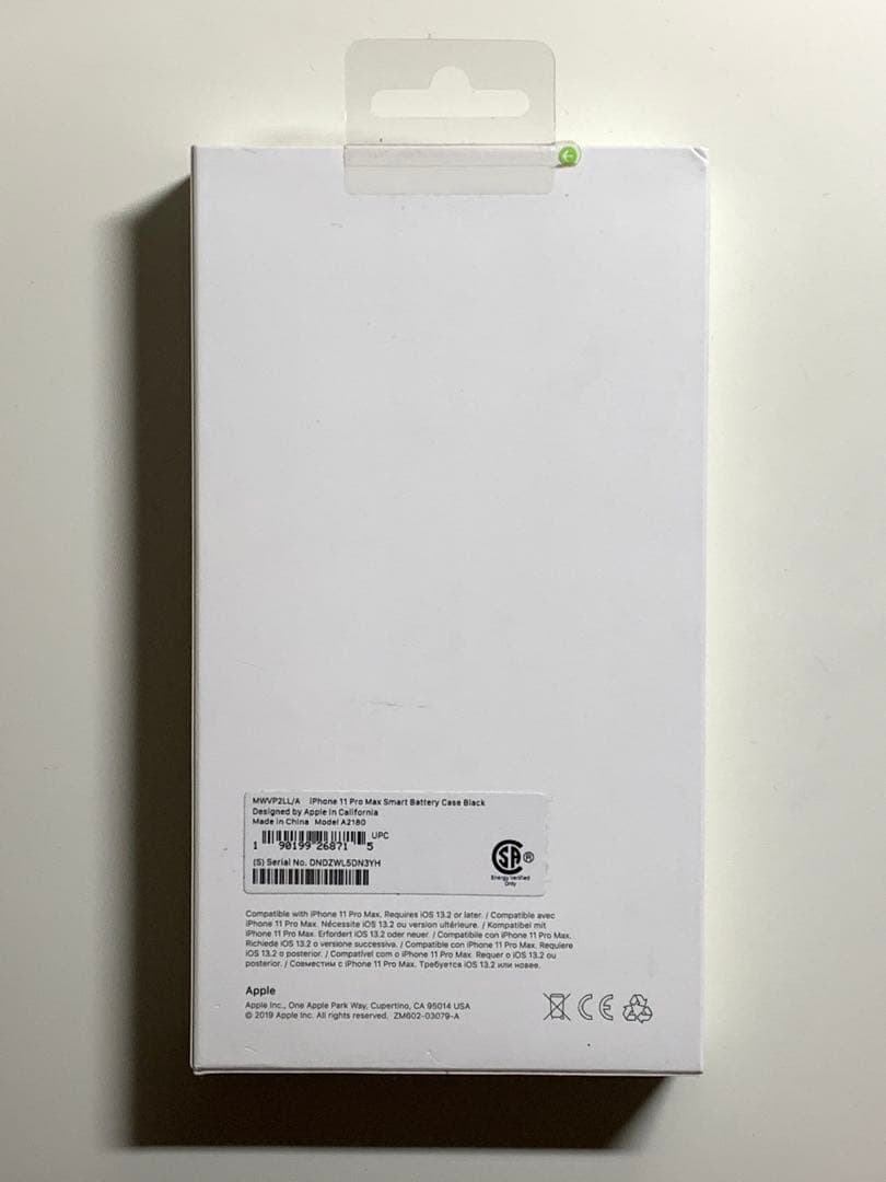 【新品】純正 iPhone 11 Pro Max バッテリーケース・ブラック①