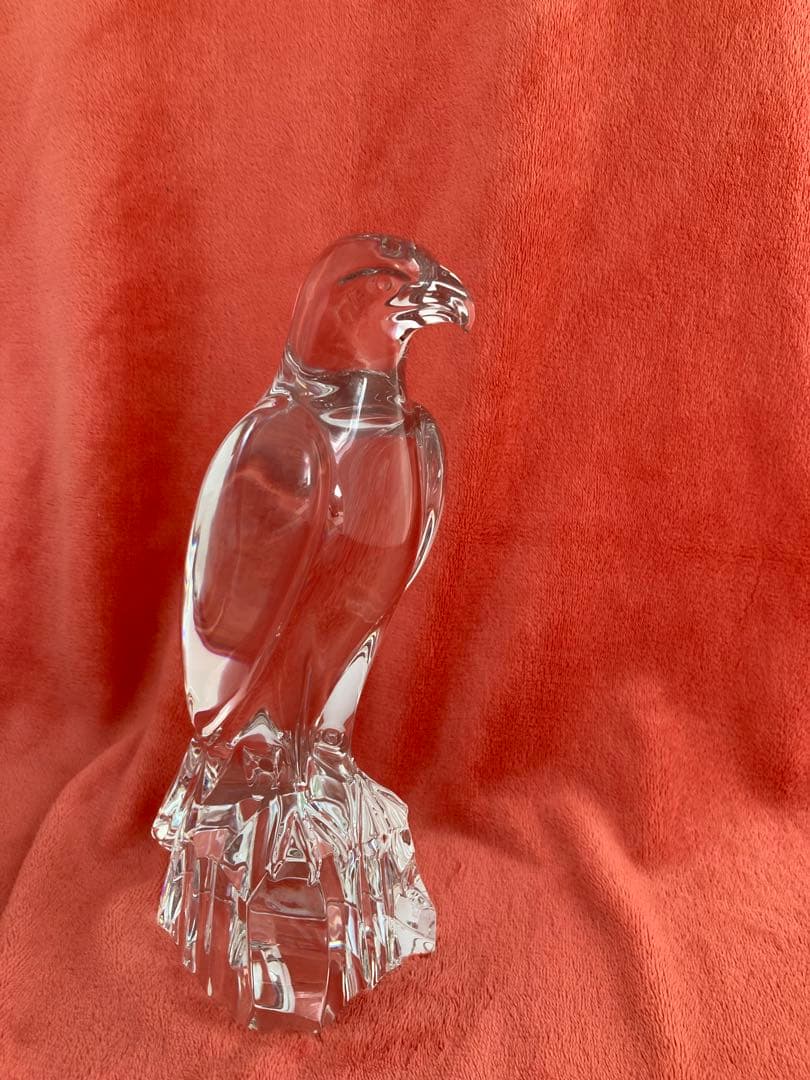 ❤️特大❤️バカラ　鳥　ワシ　鷲　鷹　イーグル　ファルコン　鳥　置物