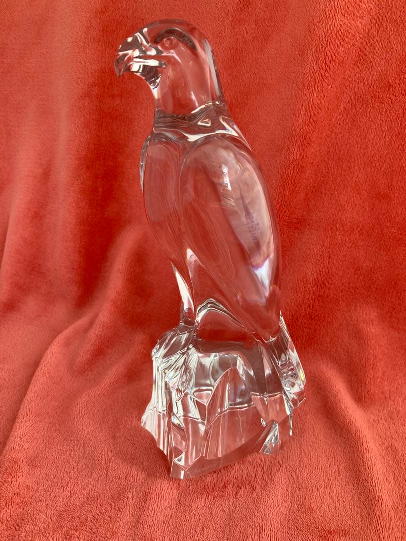 ❤️特大❤️バカラ　鳥　ワシ　鷲　鷹　イーグル　ファルコン　鳥　置物