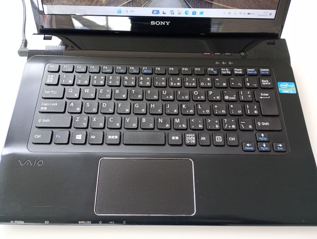 ソニー バイオ 14インチ SVE141P11N i3-3120M　オフィス付