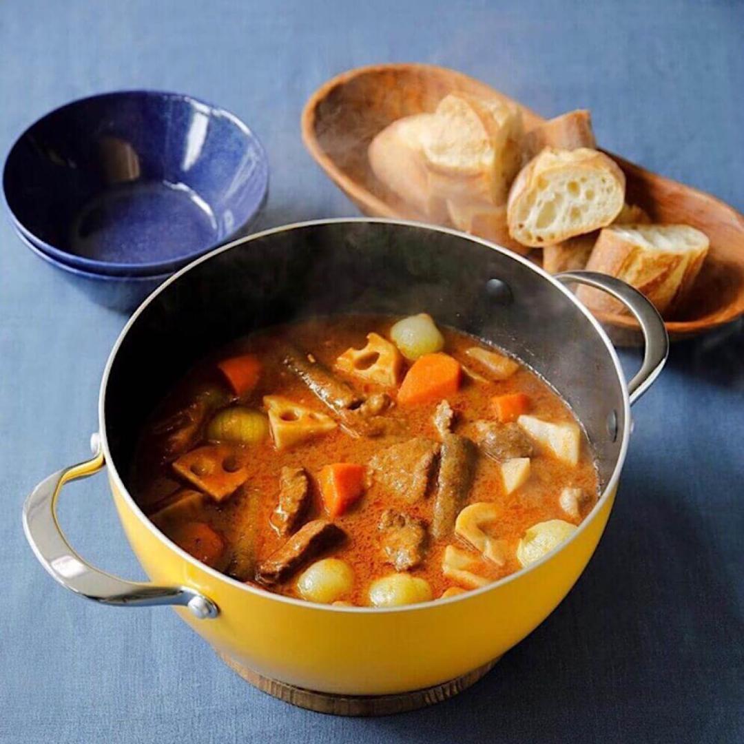 ✨美品✨ MEYER 両手鍋 24cm ライトポットセット イエロー IH対応