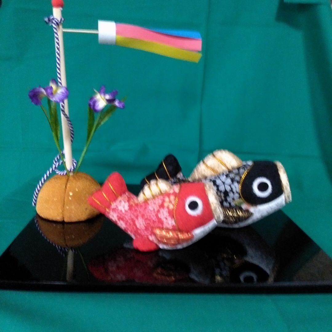 木目込み人形－吹き流しとさつき鯉