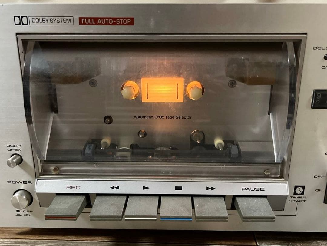 【ジャンク品　通電のみ確認】パイオニア カセットデッキ CT-405
