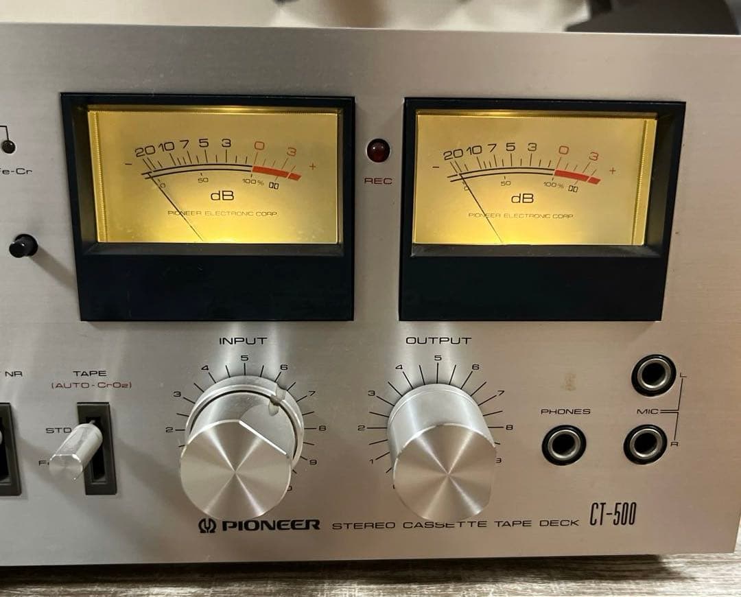 【ジャンク品　通電のみ確認】パイオニア カセットデッキ CT-405