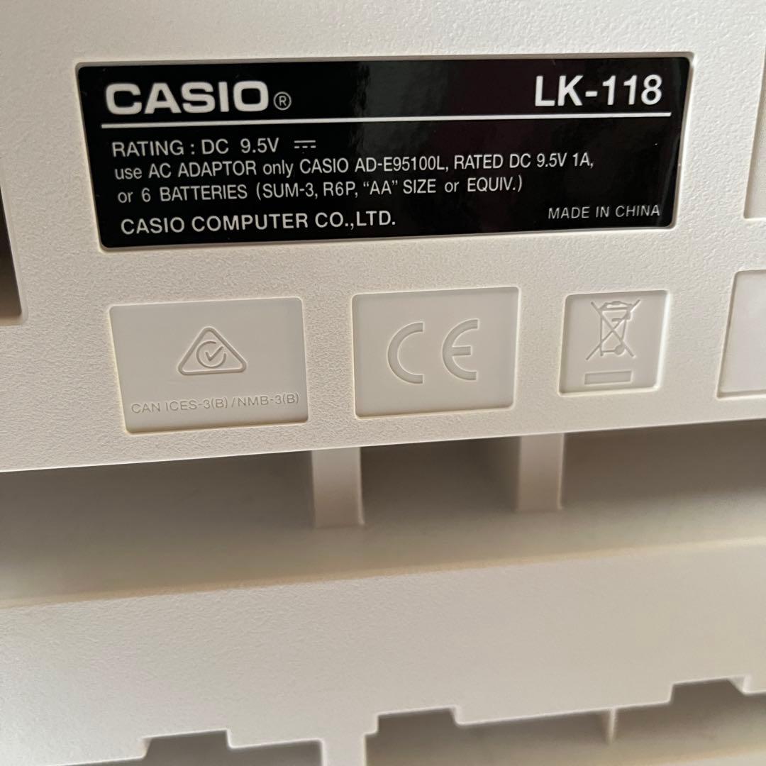 CASIO LK-118 カシオ 光ナビゲーション キーボード