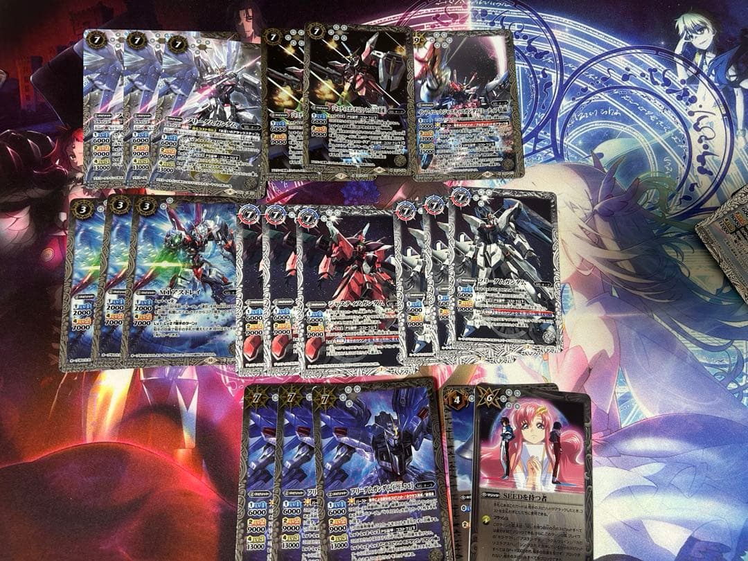 バトルスピリッツ　オーブ　デッキ　調整パーツ、スリーブ付き