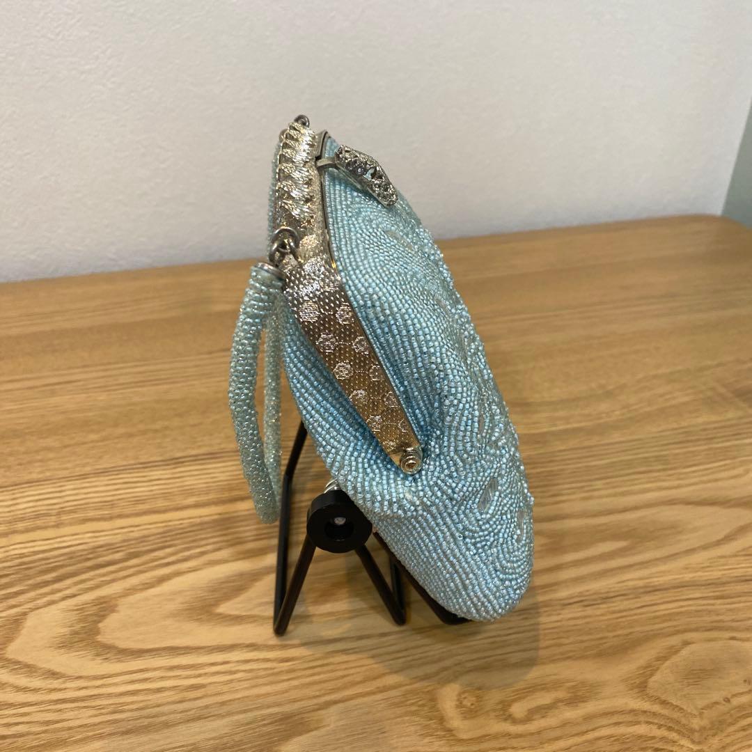 ⭐︎ヴィンテージ　アンティーク 総ビーズ 鞄　イブニング ビーズ刺繍 パーティー