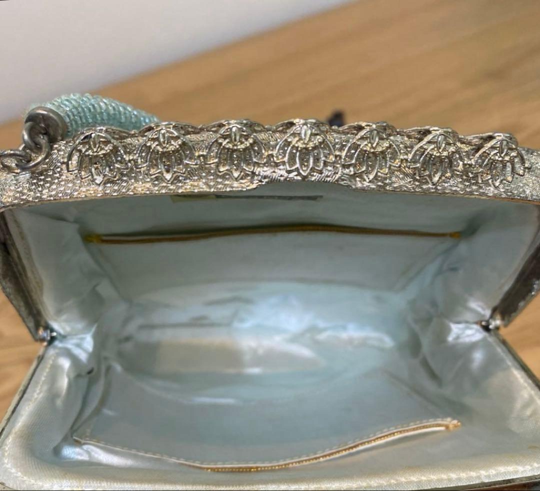 ⭐︎ヴィンテージ　アンティーク 総ビーズ 鞄　イブニング ビーズ刺繍 パーティー