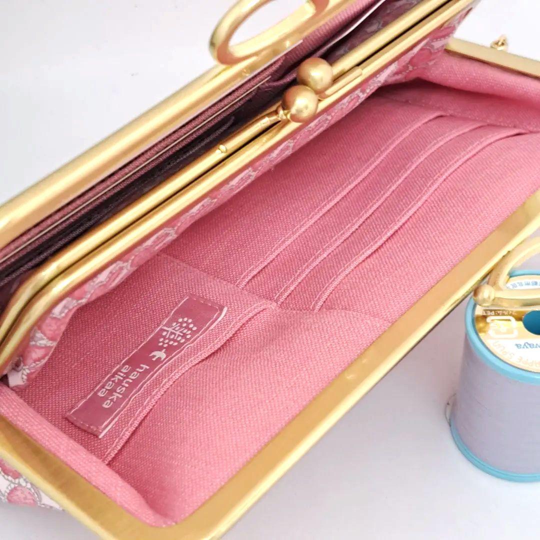 *ゆづまめ*　親子がま口☆フェルダと親子がま口長財布☆ハートキャノピー