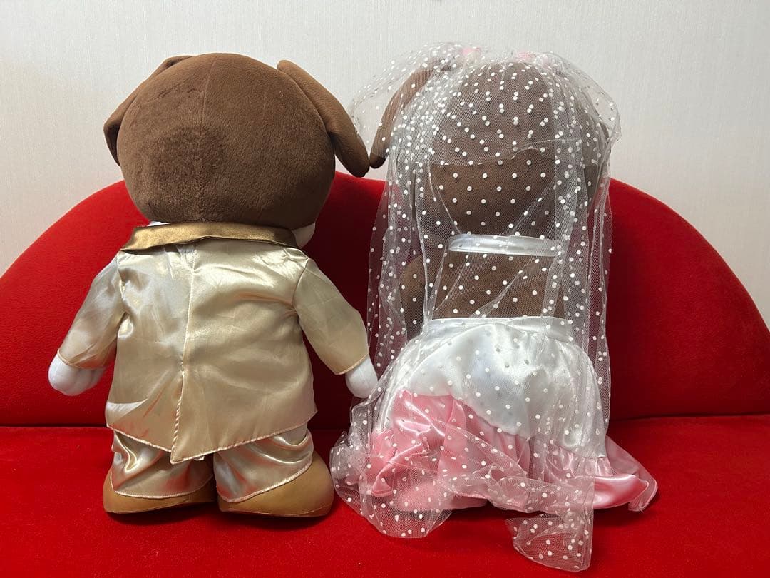 【非売品】ミッキー ミニー ウェディングぬいぐるみ