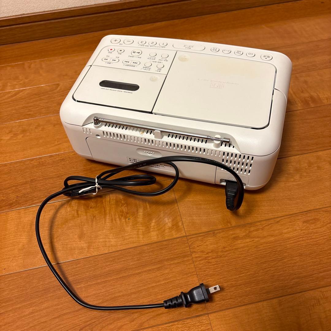 SONY CD・MD・カセットデッキ ホワイト