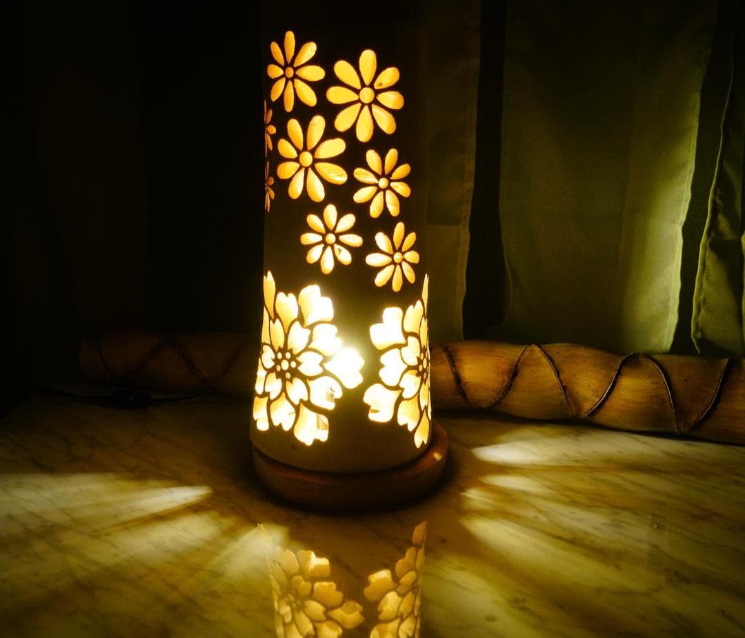 竹あかり　彩と華　〜〜百花繚乱〜〜　２つの美しさが楽しめる