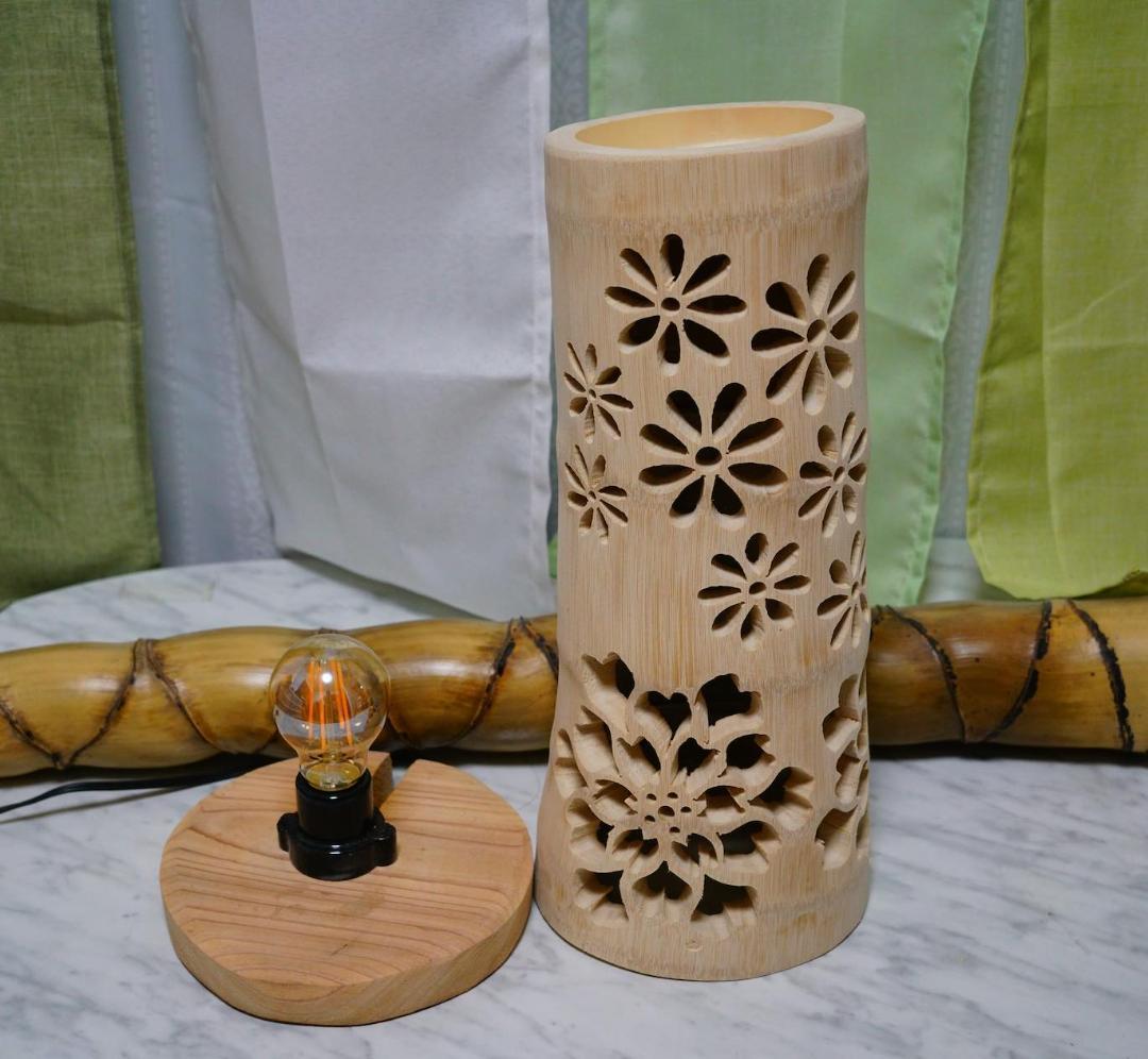 竹あかり　彩と華　〜〜百花繚乱〜〜　２つの美しさが楽しめる