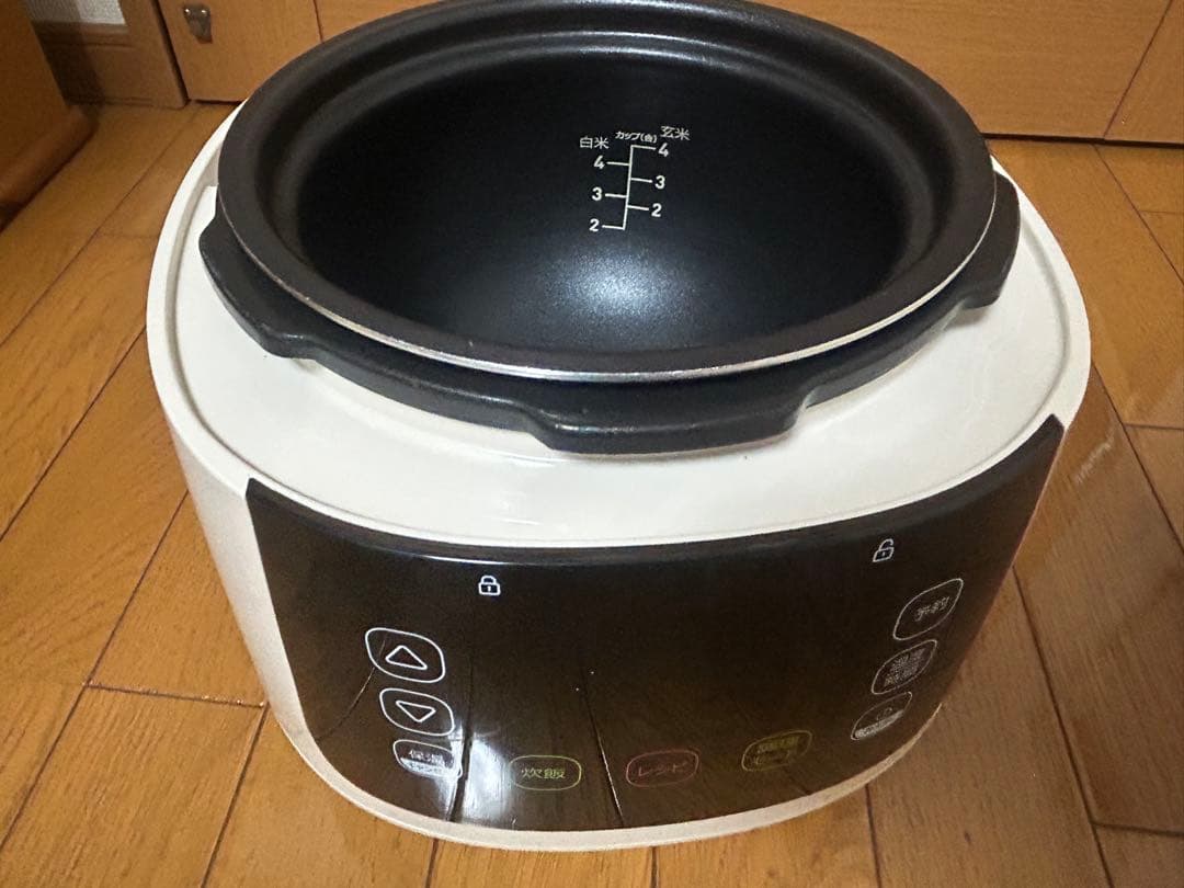 【美品】T-fal 電気圧力鍋 ベージュ　CY352AJP
