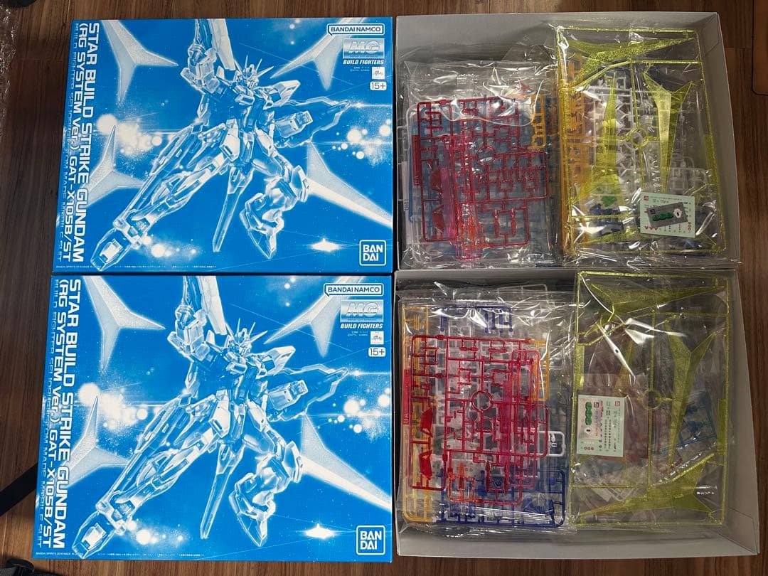 新品未開封　MG スタービルドストライク (RG SYSTEM Ver.)二個