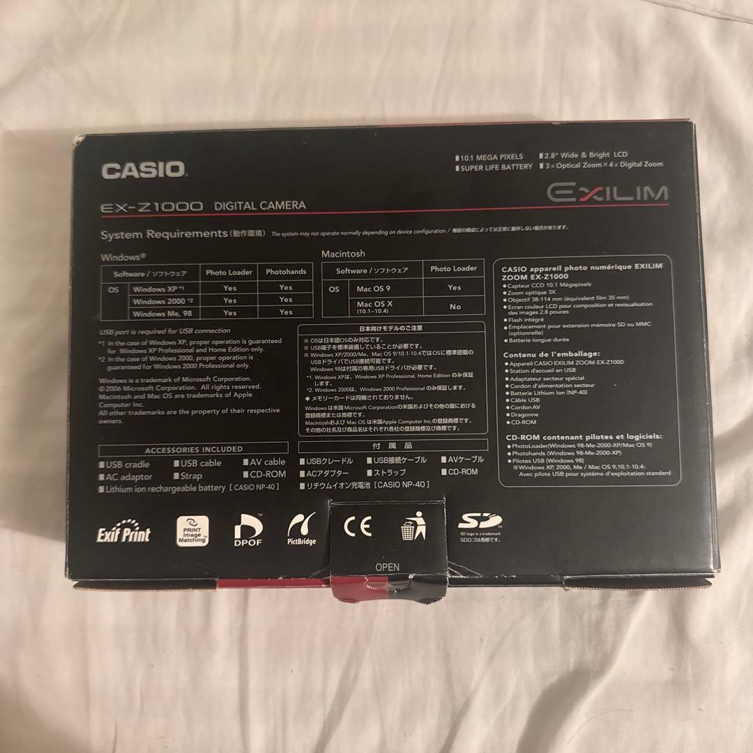 デジタルカメラ CASIO EXILIM EX-Z1000 10.1MP